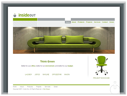 Office Interior Design on Interior Decorator Office Web Site Design