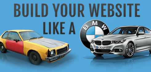 Build your Website like a BMW: Professional Websites and Luxury Vehicles